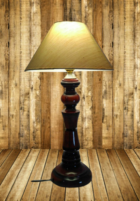 

Woodly Plain Khadi Table Lamp(45 cm, Khadi)