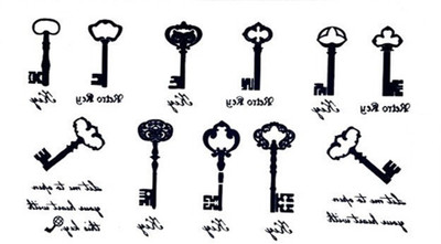 

Savii Keys Temporary Tattoo(Key Design)