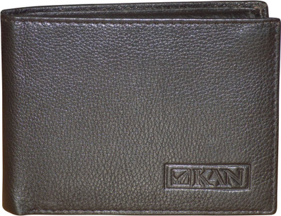 

Kan Men Black Genuine Leather Money Clip(9 Card Slots)