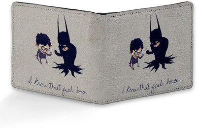 

Franklee Men Multicolor Genuine Leather, Canvas Wallet(6 Card Slots)