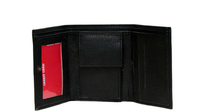 

SAILOGIC Men Black Artificial Leather Wallet(5 Card Slots)
