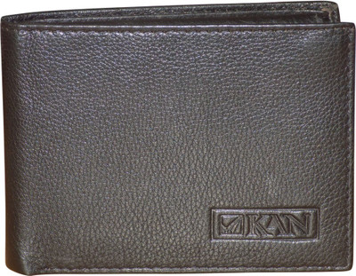 

Kan Men Black Genuine Leather Money Clip(9 Card Slots)