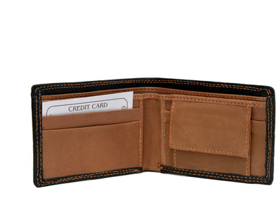 

SAILOGIC Men Black Artificial Leather Wallet(5 Card Slots)
