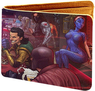 

AZAADCOLLECTION Men Multicolor Genuine Leather Wallet(6 Card Slots), Brown-823