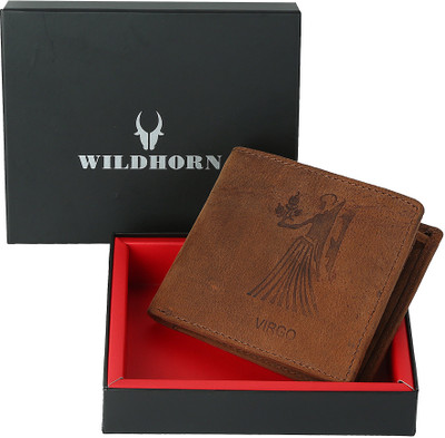 

WildHorn Men Brown Genuine Leather Wallet(9 Card Slots)