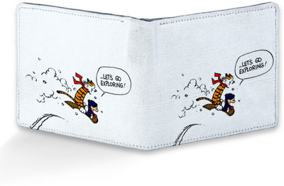 

Franklee Men Multicolor Genuine Leather, Canvas Wallet(6 Card Slots)