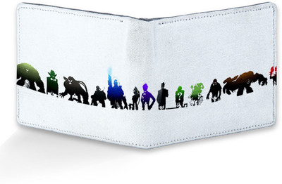 

Franklee Men Multicolor Genuine Leather, Canvas Wallet(6 Card Slots)