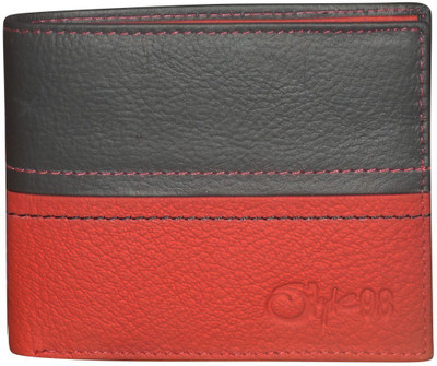 

Style 98 Men Black, Red Genuine Leather Card Holder(6 Card Slots)