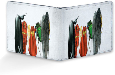 

Franklee Men Multicolor Genuine Leather, Canvas Wallet(6 Card Slots)