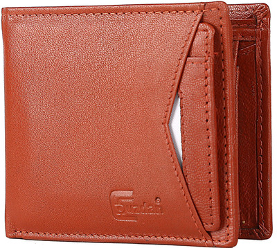 

Cuzdan Men Tan Genuine Leather Wallet(7 Card Slots)