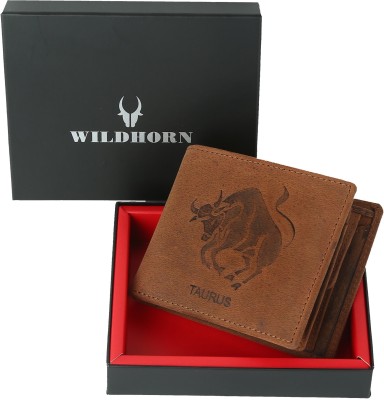 

WildHorn Men Brown Genuine Leather Wallet(9 Card Slots)