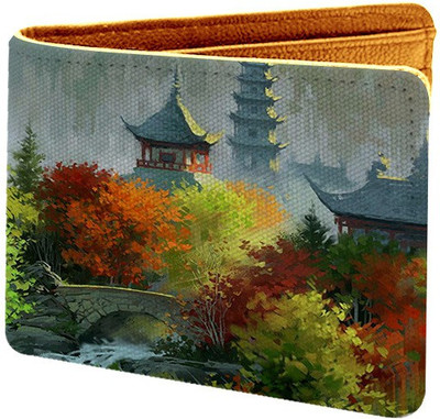 

AZAADCOLLECTION Men Multicolor Genuine Leather Wallet(6 Card Slots), Brown-555
