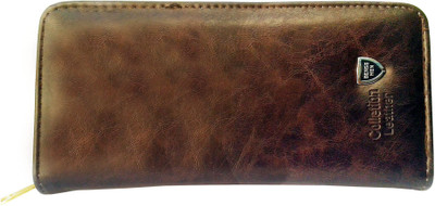 

Sanshul Girls Casual Brown Artificial Leather Wallet(12 Card Slots), Dark brown