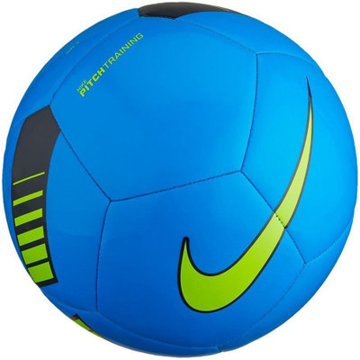 

Nike Pitch Training Football - Size: (Pack of 1, Multicolor, Blue;black;volt