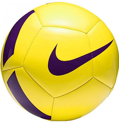 Nike Pitch TEAM Football - Size: (Pack of 1, Yellow, Blue, Yellow;violet
