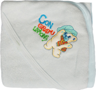 

Babys World Cotton 2400 GSM Bath Towel(Light Blue), Sky blue
