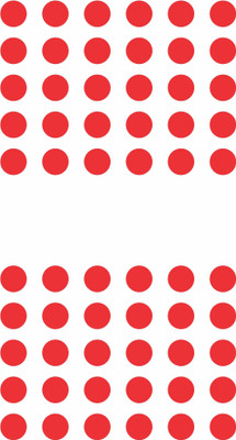 

SUNAINA MATCHING PLAZA SIZE-3 FOREHEAD Red Bindis(STICK ON)