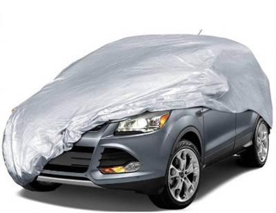 ABS-Tradelink Car Cover For Renault Kwid (Without Mirror Pockets)(Silver)