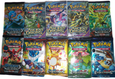 

RBS Pokemon Cards Random Pack of 10(Multicolor)