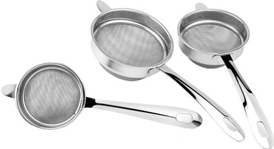 

Elegante Strainer(Silver Pack of 3)