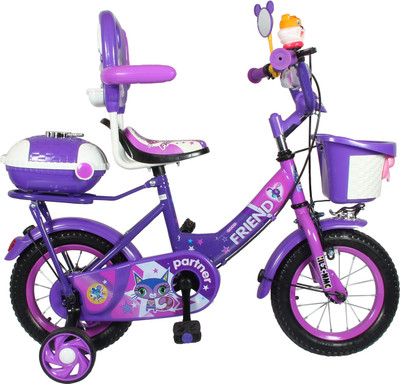 

HLX-NMC HLX-NMC KIDS BICYCLE 12 BOWTIE PURPLE/DARK PINK 12 T Recreation Cycle(Single Speed, Purple, Pink), Dark pink;purple