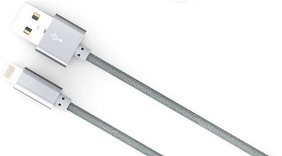

VibeX ® FAST CHARGE Cord 100CM - LIGHTNING for IPHONE Sync & Charge Cable(Silver)
