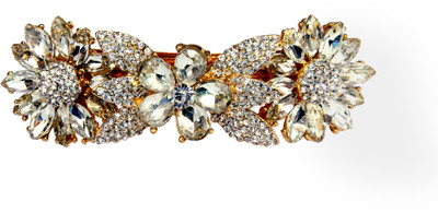 

Mansiyaorange Designer Fancy Latest Stone Hair Pin Hair Clip(White)