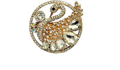 

Mansiyaorange Designer Fancy Latest Stone Hair Pin Hair Clip(White)