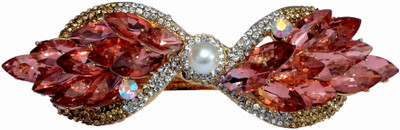 

Mansiyaorange Designer Fancy Latest Stone Hair Pin Hair Clip(Beige)
