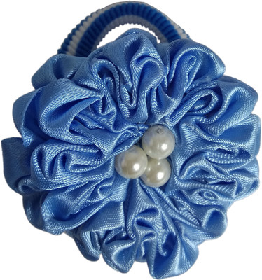 

Threads N Ribbons Blue Flower Rubber Band(Blue)