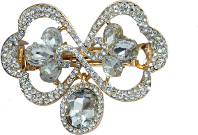 

Mansiyaorange Designer Fancy Latest Stone Hair Pin Hair Clip(White)