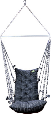 Smart Beans Black Hammock Without Accessories Cotton Hammock(Black)