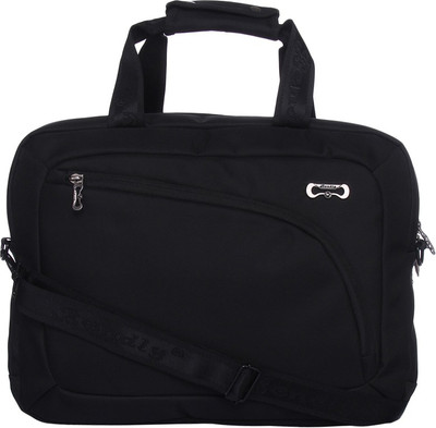 

Bendly 16 inch Expandable Laptop Messenger Bag(Black)