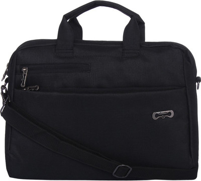 

Bendly 16 inch Expandable Laptop Messenger Bag(Black)
