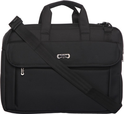 

Bendly 16 inch Expandable Laptop Messenger Bag(Black)