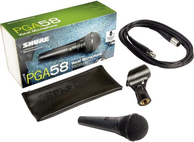 

Shure SHURE PGA 58 XLR W XLR TO XLR CABLE Microphone