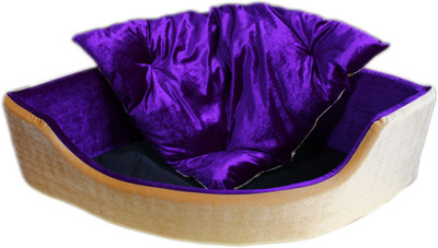 

slatters be royal store TGP169 L Pet Bed(Yellow, Purple)