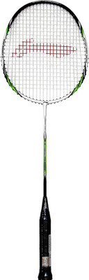 Li-Ning G-Force 2000i Green, Black Strung Badminton Racquet(S2, 85 g), Black;green
