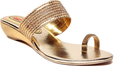 

MSC Women Gold Flats