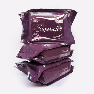 

Supersoft Ultra Comfort (Long Lasting Leakage Protection) With Wings Sanitary Pad(Pack of 3)