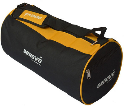 

DeNovo Yellow & Black Sports Kit Bag(Yellow, Kit Bag