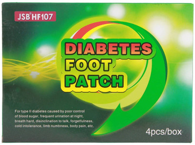

JSB HF107 Adhesive Sugar Managing Herbal Foot Patch, White