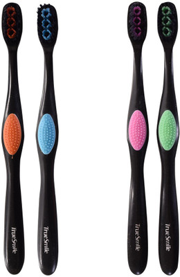 

TRUENOW VENTURES Pvt. Ltd Tongue Cleaner and Sensitive Multicolor Ultra Soft Toothbrush