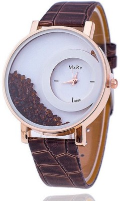Mxre Rise N Shine Brown Belt Movind Diamond Analog Watch  - For Women   Watches  (Mxre)