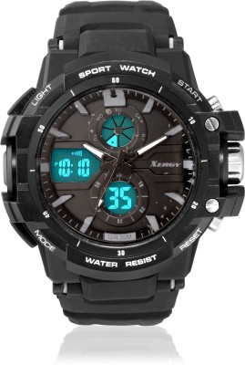 Xergy Analog Digital, water proof , Alarm , Stopwatch , LED Light , Dual time Sports Watch 8219-1 Analog-Digital Watch  - For Boys   Watches  (Xergy)