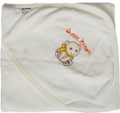 

Babys World Hosiery Cotton 2400 GSM Bath Towel(White), Cream