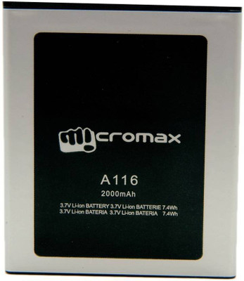 

Fox Battery - Micromax Canvas A116-FM(Black)
