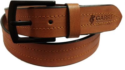 

Garri Men Casual Tan Genuine Leather Belt