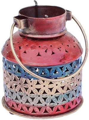 

Crafticia Iron Metal Multi Tealight Candle Holder Bucket Iron 2 - Cup Tealight Holder(Multicolor, Pack of 2)