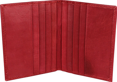 

Indian Fashion Men Red Genuine Leather Card Holder(10 Card Slots)